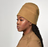 Coyote Brown Fleece Watch Cap (Satin-Lined)