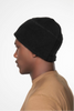 Black Fleece Watch Cap (Satin-Lined)