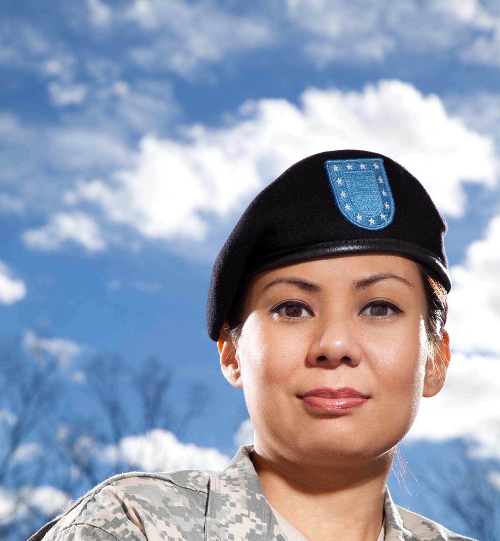 Beret Hats Blue Military Beret Military Beret, Black (Silk Lined