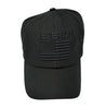 VETERAN/US Flag (Embroidered) - Satin Lined Backless Cap (TM) - Keep Your Hair Headgear, LLC