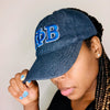 Zeta Phi Beta - Satin Lined Denim Half Baseball Cap (TM)