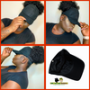 Subdued Black US Flag (Embroidered) - Satin Lined Half Baseball Cap