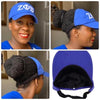 Zeta Phi Beta - Satin Lined Backless Cap (TM)