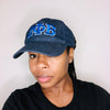 Zeta Phi Beta - Satin Lined Denim Half Baseball Cap (TM)