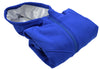 Women’s Satin Lined Hoodie (Royal Blue and Pure White Satin) - Keep Your Hair Headgear, LLC