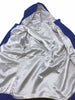 Women’s Satin Lined Hoodie (Royal Blue and Pure White Satin)