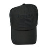 VETERAN/US Flag (Embroidered) - Satin Lined Backless Cap (TM) - Keep Your Hair Headgear, LLC