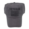 VETERAN/US Flag (Embroidered) - Satin Lined Baseball Cap (TM) - Keep Your Hair Headgear, LLC