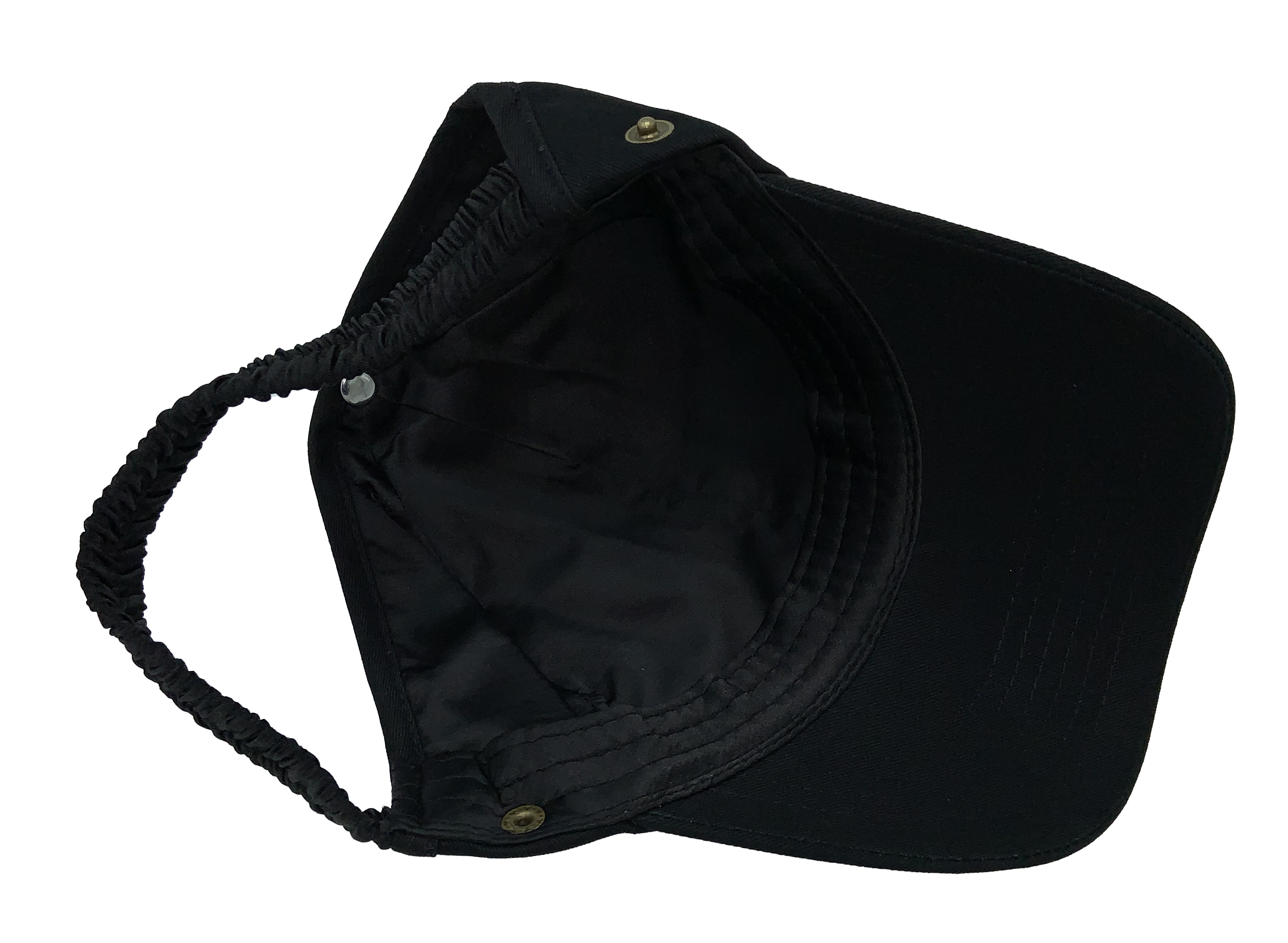 Cap Without Back Black Half Baseball Cap – Keep Your Hair Headgear, LLC