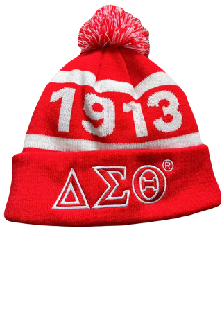 Official Licensed Delta Sigma Theta - Satin Lined Beanie (TM)