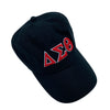 Official Licensed Delta Sigma Theta Sorority, Inc.  - Satin Lined Linen Half Baseball Cap (TM)